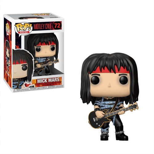 Funko Pop Mick Mars De Motley Crue Rock Nuevo Original