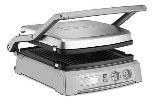 Cuisinart Gr-150p1 Gr-150 - Plancha De Lujo, Acero Inoxidab.