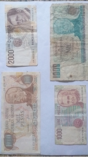 Billetes Y Monedas Viejas 