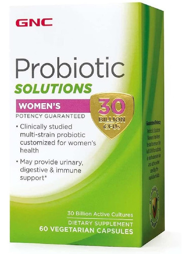 Soluciones Probióticas Para Mujeres Gnc 60 Capsulas
