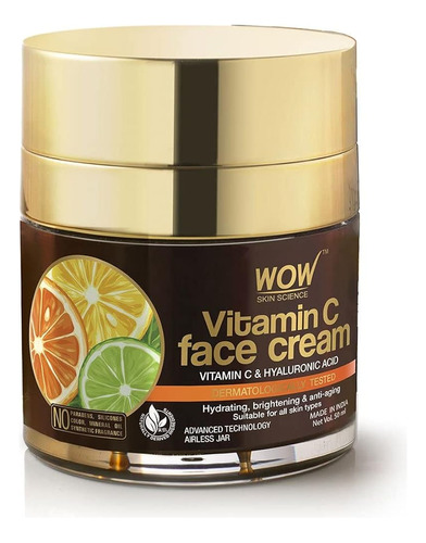 Wow Skin Science Vitamin C Moisturizer Face Cream - Anti Agi