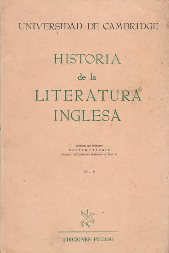 Historia De La Literatura Inglesa Vol Ii