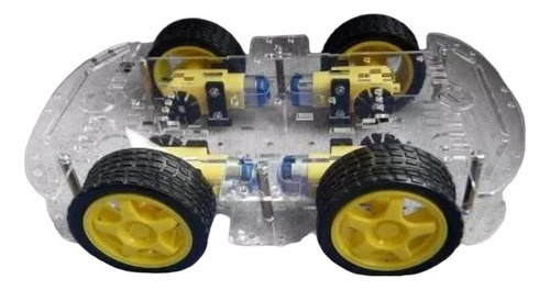 Chasis Carro Robot 4wd Smart Car Arduino Pic Atmel
