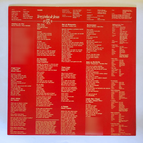 Lp/vinil Terezinha De Jesus - Frágil Força (Usado)