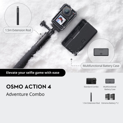 Camera Dji Osmo Action 4 Ac003 Adventure Combo