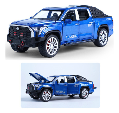 Toyota Tundra Trd Pro Miniatura Metal Coche Con Luz Y Sonido