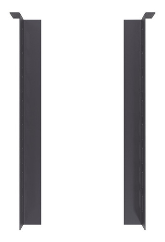 Juego De Rieles Para Fijación De Charola Sch19x1u En Racks Color Negro