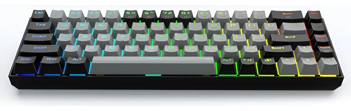 Teclado mecânico 60% Rgb Teclado profissional para jogos