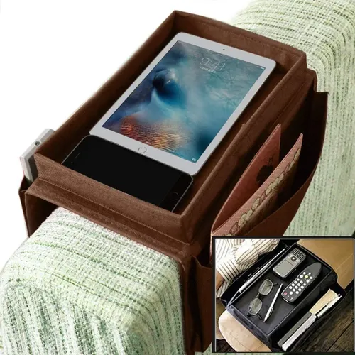 Mkono Organizador de Sofá de Macramé Caddy de Control