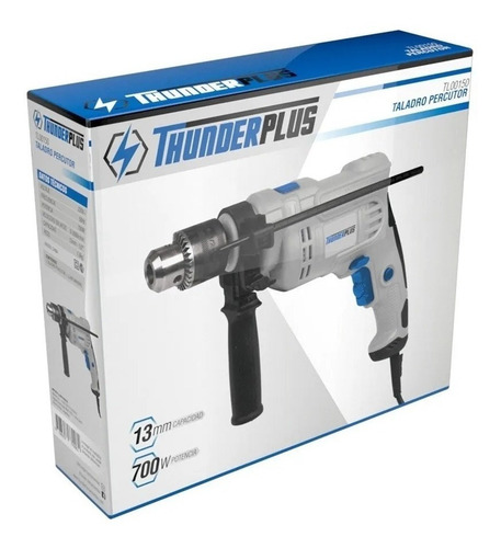 Taladro Percutor Thunder Plus 13mm 700w - Velocidad Variable