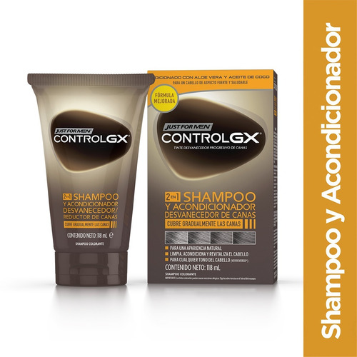 Just For Men Control Gx 2 En 1 Shampoo Y Acondicionador