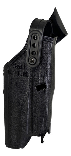 Coldre Glock G17/g22 Com Lanterna Maynards Sem Plataforma Cor Preto Orientação Da Mão Destro