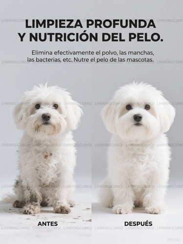 Guantes Mágicos Para Bañar Cuidado Mascotas Silicón 2 Pzas Blanco