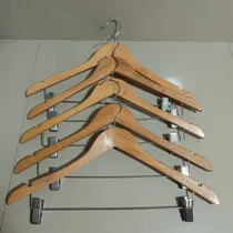 Comprar Ganchos De Madera Con Pinzas Para Ropa 5-pack