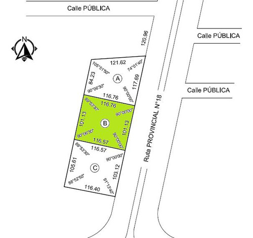 Terreno En Venta Sobre Ruta 18 Km 6