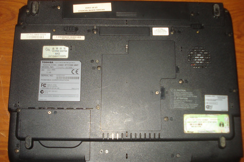 Notebook Toshiba Satellite A105 ( Para Reparar) Negro (Usado)