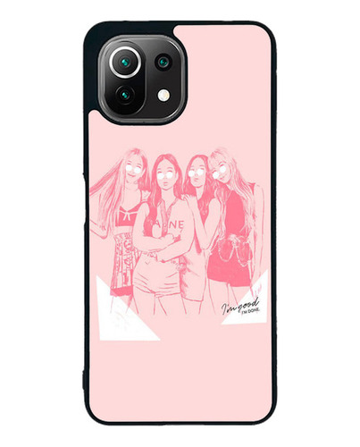 Funda Diseño Para Oppo Blaack Pink #g