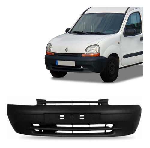 Parachoque Dianteiro Kangoo 1998 2005 2006 2007 Preto Liso