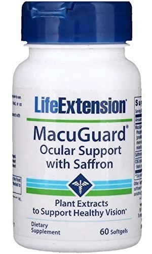 Macuguard C/ Azafran X 60 Softgels - Life Extension