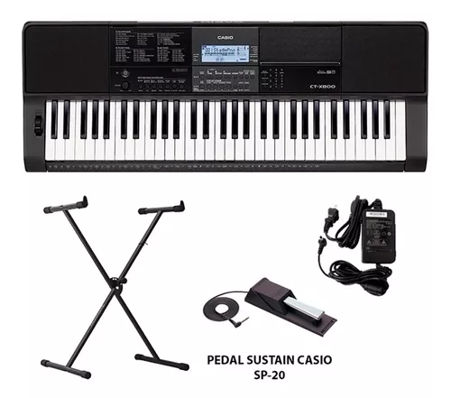 Teclado Musical Casio Ct-x800 Preto