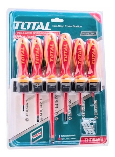 Set Destornillador Para Electricos 1000v Total - Bascotel