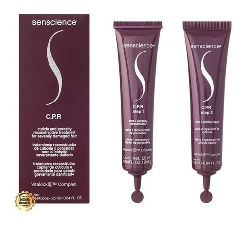 Senscience Tratamento Reconstrutor Cpr 2x25ml-original