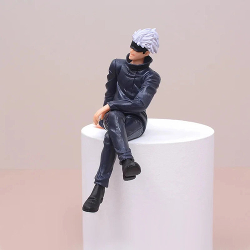 Boneco Satoru Gojo Sitting Version Model Toys 13 Cm