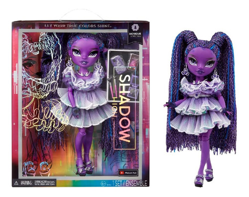 Muñeca Shadow Monique Verbena Rainbow High Serie 1 Original