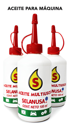 Aceite Multiusos Selanusa 100ml: Lubricación Y Cuidado Total