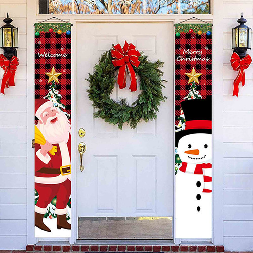 Cartel De Feliz Navidad En Forma De C, Decoración Navideña P