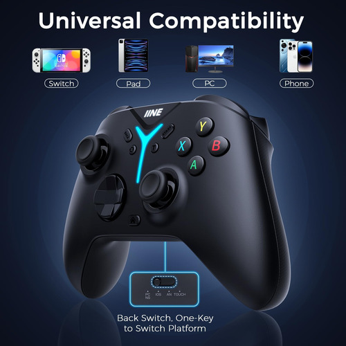 Controlador De Pc Inalámbrico Iine, (sin Deriva) Controlador
