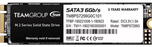 Disco Sólido Ssd 256gb Teamgroup M2 Sata Iii