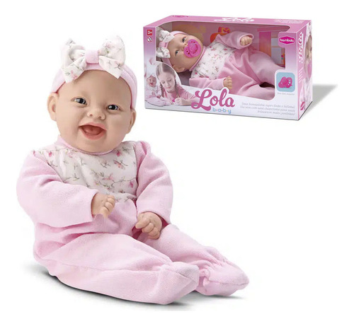 Boneca Lola Baby Com Chupeta Boneca Bambola