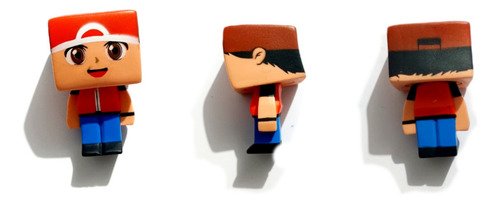 Kit Ecobag Boneco Ash Pokémon Nintendo Ccxp Nerd Ao Cubo Vermelho