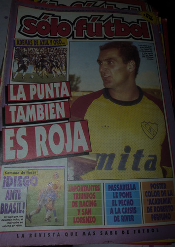 Revista Solo Futbol La Punta Tambien Es Roja 1991