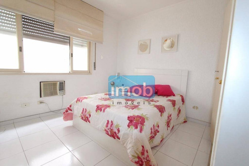 Apartamento Com 3 Dormitórios À Venda, 123 M² Por R$ 530.000,00 - Gonzaga - Santos/sp - Ap4361