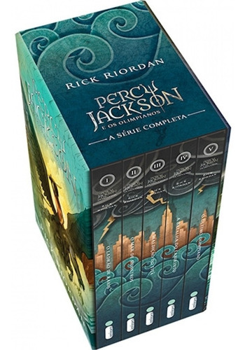 Imagem 4 de 6 de Box Livro Percy Jackson E Os Olimpianos (5 Livros) Novo
