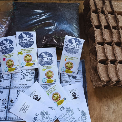 Acelga, Arveja, Catalan Dulce, Calabacín Semillas Orgánicas.