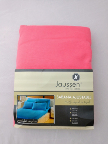 Sabana Ajustable Jaussen Jersey 100% Algodon Moises