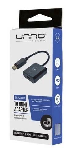 Unno Adaptador Display Port A Hdmi (sumcomcr)