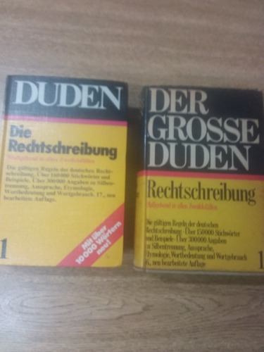 Livro: Duden 1 + Der Grosse Duden - Dicionário Alemão 