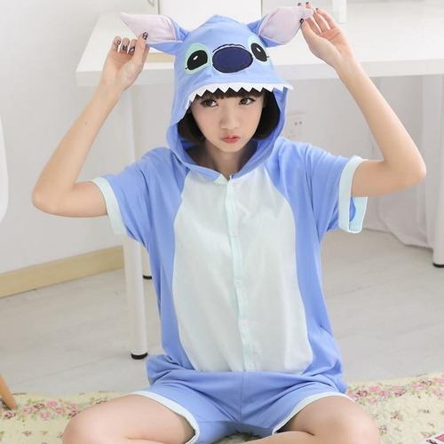 Imagen 5 de 10 de Pijama Lilo Y Stitch Kigurumi Enterito De Verano