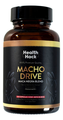 Suplemento Multivitamínico Libido Hombre Con Maca 60 Caps Hh