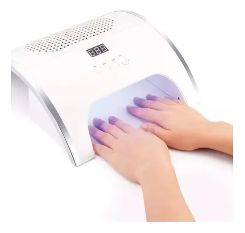 Lámpara De Uñas Uv Led Con Extractor De Polvo 88w