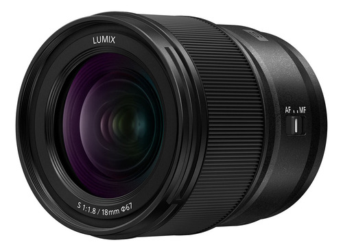 Lente Panasonic Lumix S 18mm F/1.8 Ultra Wide Angle Cor Preto Tipo De Montagem Montagem Em L
