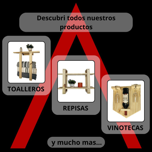 Especiero Repisa 2 Estantes Porta Rollo Madera Con Frascos