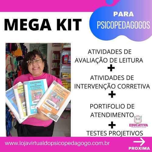 Imagem 2 de 5 de Mega Kit De Atendimento Psicopedagógico