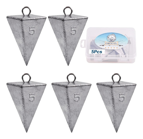 Pyramid Sinkers - Kit De Pesos De Pesca, Plomos De Pescar Pa