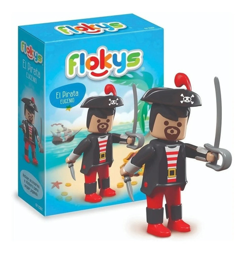 Flokys Muñeco El Pirata 01-2001 Coleccionables Rasti