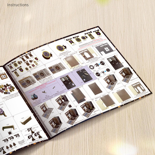 Kit De Casa De Muñecas Diy, Casa De Muñecas En Miniatura